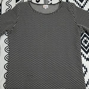 Black and White Lularoe Gigi 2xl